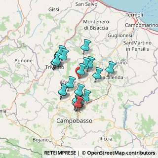 Mappa SP163, 86030 Lucito CB, Italia (10.7585)