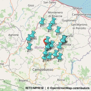 Mappa SP163, 86030 Lucito CB, Italia (11.3325)