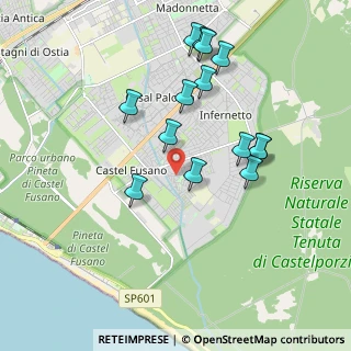 Mappa Via Malosco, 00124 Roma RM, Italia (1.96857)