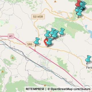 Mappa P4JR+HG8 Anagni, 03012 Anagni FR, Italia (6.2775)