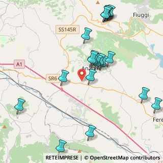 Mappa P4JR+HG8 Anagni, 03012 Anagni FR, Italia (4.907)