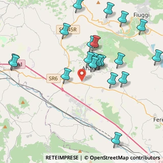 Mappa Località Finocchieto101, 03012 Anagni FR, Italia (4.9335)