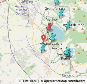 Mappa Via del Tufo, 00041 Albano Laziale RM, Italia (6.266)