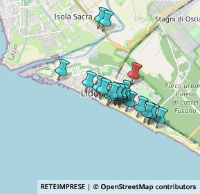 Mappa Via Rutilio Namaziano, 00121 Lido di Ostia RM, Italia (1.3555)