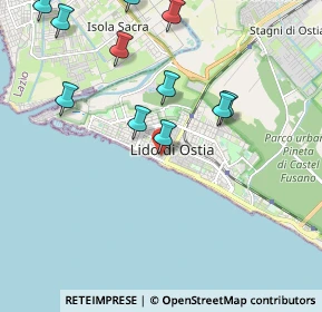 Mappa Via Rutilio Namaziano, 00121 Lido di Ostia RM, Italia (2.5375)