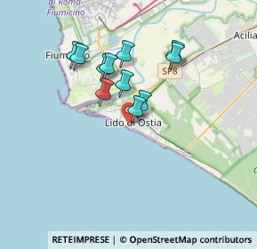 Mappa Via Rutilio Namaziano, 00121 Lido di Ostia RM, Italia (3.05909)