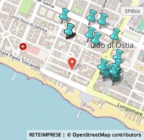 Mappa Via Rutilio Namaziano, 00121 Lido di Ostia RM, Italia (0.27)