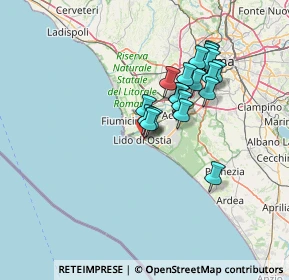 Mappa Viale Paolo Orlando, 00122 Roma RM, Italia (12.2525)
