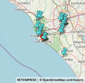 Mappa Via Granito di Belmonte, 00100 Lido di Ostia RM, Italia (13.487)