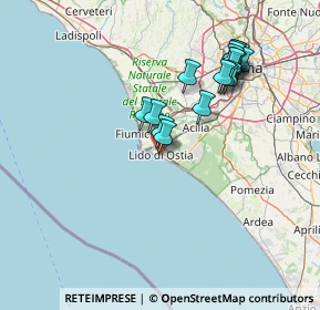 Mappa Via Granito di Belmonte, 00100 Lido di Ostia RM, Italia (15.13647)