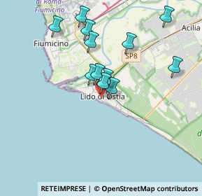 Mappa Via Granito di Belmonte, 00100 Lido di Ostia RM, Italia (3.54083)