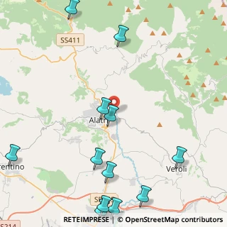 Mappa Via Mola Comune, 03011 Alatri FR, Italia (6.37083)