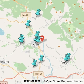 Mappa Via Mola Comune, 03011 Alatri FR, Italia (4.35545)
