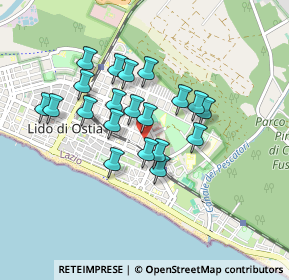 Mappa Via Ferdinando Acton, 00122 Roma RM, Italia (0.7545)