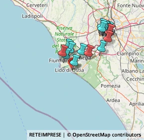 Mappa Via Ferdinando Acton, 00122 Roma RM, Italia (13.12733)