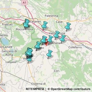 Mappa Largo S. Giovanni, 00031 Artena RM, Italia (7.0035)