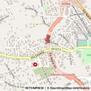 Mappa Vicolo Olivella, 72, 00041 Albano Laziale, Roma (Lazio)