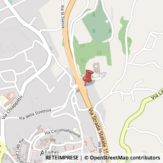 Mappa Strada Statale 155 Montelena, 44, 03010 Alatri, Frosinone (Lazio)