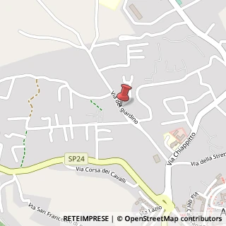 Mappa Via del Giardino, 20, 03011 Alatri, Frosinone (Lazio)