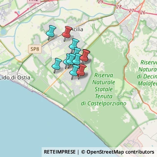 Mappa Via Valfloriana, 00124 Roma RM, Italia (2.20583)