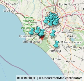 Mappa Via Canazei, 00124 Roma RM, Italia (11.6415)