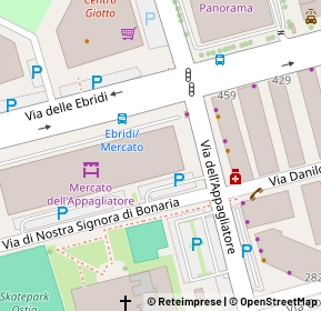 Mappa Via del Appagliatore Autostrada A2, 00121 Roma RM, Italia (0.08846)