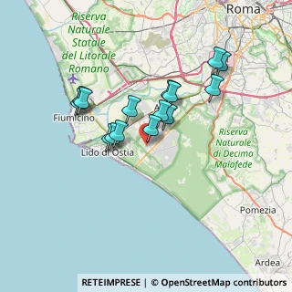 Mappa Via Caridemo, 00124 Roma RM, Italia (6.36467)