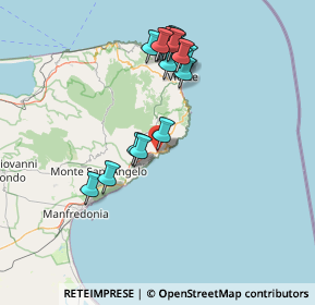 Mappa Contrada Mattinatella SP 53 Km 10, 71030 Mattinata FG, Italia (15.482)