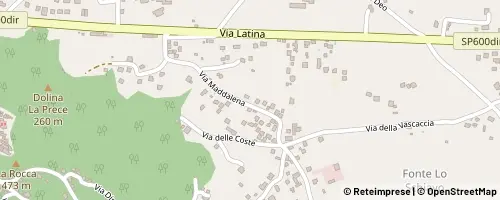 Mappa Artena