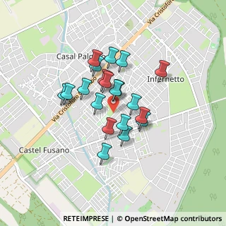 Mappa Via Giambattista Lulli, 00124 Roma RM, Italia (0.6775)