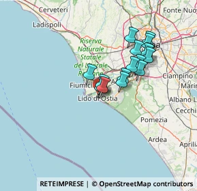 Mappa Via delle Baleari, 00121 Roma RM, Italia (12.0125)