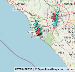 Mappa Via Isole Samoa, 00121 Roma RM, Italia (9.72364)