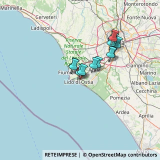 Mappa Viale dei Promontori, 00100 Lido di Ostia RM, Italia (12.09077)