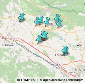 Mappa Via santa cecilia, 03012 Anagni FR, Italia (6.25077)