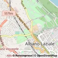Hartă Albano Laziale