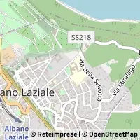 Kaart Albano Laziale
