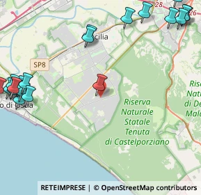 Mappa 00124 Infernetto RM, Italia (6.8275)
