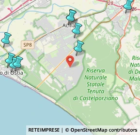 Mappa 00124 Infernetto RM, Italia (6.47909)