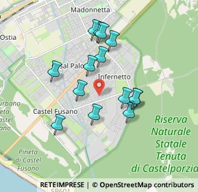 Mappa 00124 Infernetto RM, Italia (1.64857)
