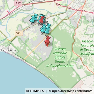 Mappa Via Angelo Mariani, 00124 Roma RM, Italia (3.71462)