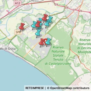 Mappa Via Angelo Mariani, 00124 Roma RM, Italia (3.30091)