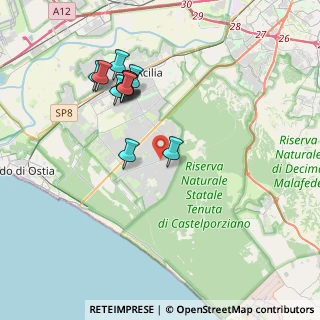 Mappa Via Angelo Mariani, 00124 Roma RM, Italia (3.87182)