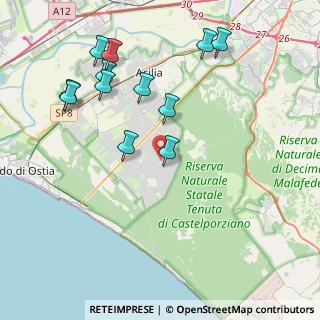Mappa Via Angelo Mariani, 00124 Roma RM, Italia (4.60583)