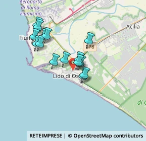 Mappa Via Raffaele de Cosa, 00122 Lido di Ostia RM, Italia (3.14267)