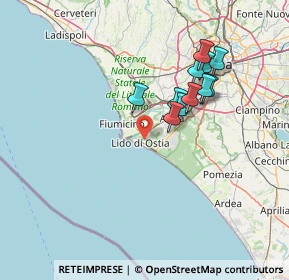 Mappa Via Amedeo Simonetti, 00178 Lido di Ostia RM, Italia (13.15)