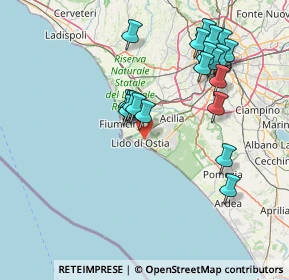 Mappa Via Amedeo Simonetti, 00178 Lido di Ostia RM, Italia (16.277)