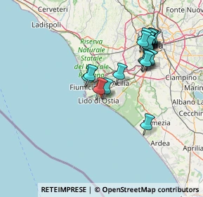 Mappa 00178 Lido di Ostia RM, Italia (15.4675)