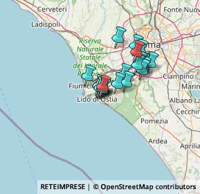 Mappa 00178 Lido di Ostia RM, Italia (9.327)