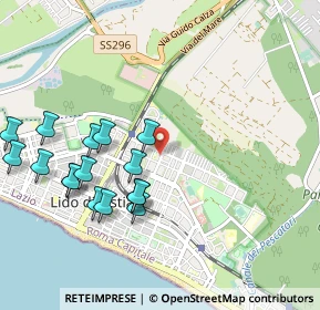 Mappa Via Amedeo Simonetti, 00178 Lido di Ostia RM, Italia (1.15563)