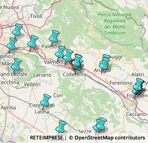 Mappa Via Romana, 00034 Colleferro RM, Italia (19.7235)